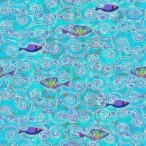 MICRO Aquatic Life Batik 6"