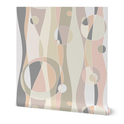 magical waves - abstract curves - modern neutrals