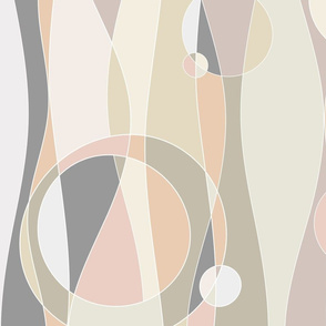 magical waves - abstract curves - modern neutrals