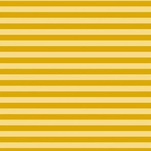 Goldenrod Bengal Stripe Pattern Horizontal in Mellow Yellow