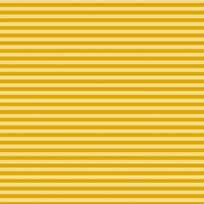 Small Goldenrod Bengal Stripe Pattern Horizontal in Mellow Yellow