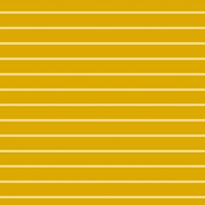Goldenrod Pin Stripe Pattern Horizontal in Mellow Yellow