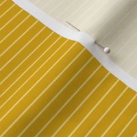 Small Goldenrod Pin Stripe Pattern Horizontal in Mellow Yellow