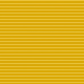 Small Goldenrod Pin Stripe Pattern Horizontal in Mellow Yellow