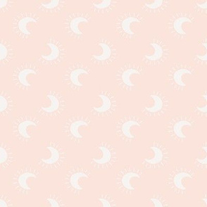 moon stripe //  light pink and cloud