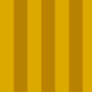 Large Goldenrod Awning Stripe Pattern Vertical in Dark Goldenrod