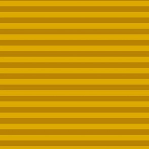Goldenrod Bengal Stripe Pattern Horizontal in Dark Goldenrod