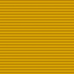 Small Goldenrod Bengal Stripe Pattern Horizontal in Dark Goldenrod