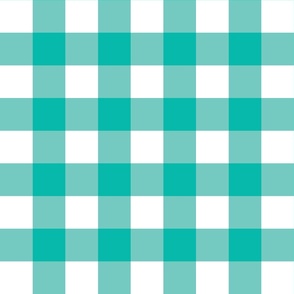 Teal Gingham - Large (Summer Collection)