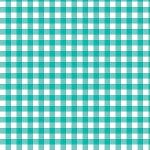 Teal Gingham - Small (Summer Collection)
