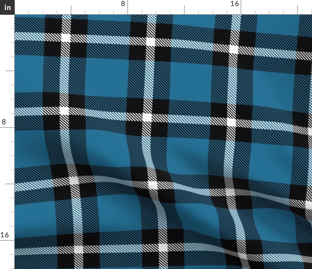 Dark Blue Plaid - Large (Summer Collection)