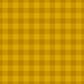Gingham Pattern - Goldenrod and Dark Goldenrod Colors