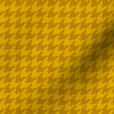 Houndstooth Pattern - Goldenrod and Dark Goldenrod Colors