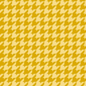 Houndstooth Pattern - Goldenrod and Mellow Yellow Colors