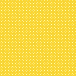 Yellow With White Polka Dots - Small (Summer Collection)