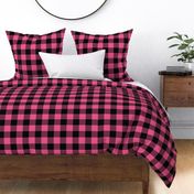 Pink And Black Check - Large (Summer Collection)