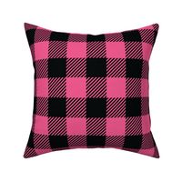 Pink And Black Check - Large (Summer Collection)