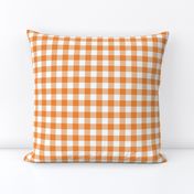 Orange And White Check - Small (Summer Collection)