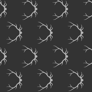 Antlers - black/grey - rotated