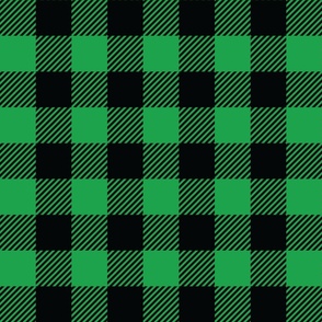 Green and Black Check - Large (Watermelon Collection)