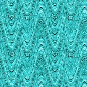 Tribal Spearheads Abstract Blender in Crystalline Turquoise 