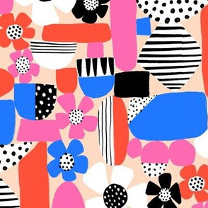 Florals And Geometrics Matisse Style Small