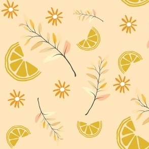 Lemon Yellow kitchen curtains