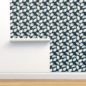 Oyster navy fabric