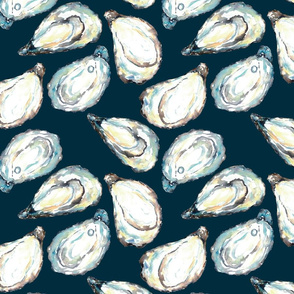 Oyster navy fabric