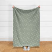 Pawsitive vibes only dogs and pets positive vibe text design sweet sage green mist neutral