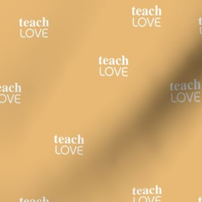 teach 'm love - black lives matter positive vibes saying yellow honey