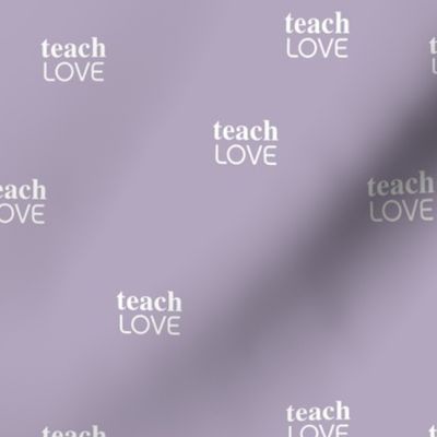 teach 'm love - black lives matter positive vibes saying lilac purple white