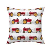 Red Vintage Tractor, Large, approx 3 inch ©Luanne Marten