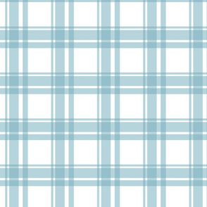 Plaid pattern teal