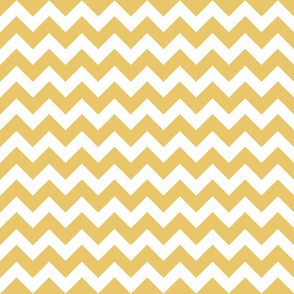 Chevron Mustard yellow