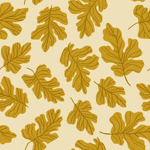 Falling for Leaves - Mustard