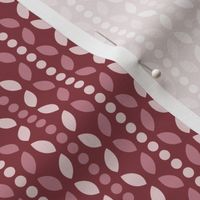 Dots and Leaves (Cherry)