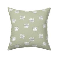 Adopt don't shop - animal shelter and pet adoption saying text design retro seventies style soft sage green