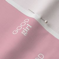 Good girl - sweet minimalist dogs and cats design for pet lovers text saying soft pink  girls
