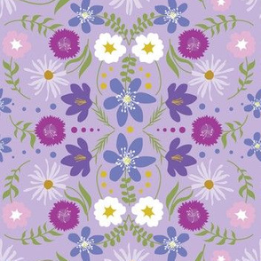 Folksy Flowers - Lilac 