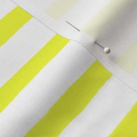 Medium Horizontal Painted Stripes White Light Yellow