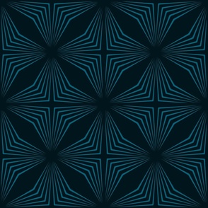 GEOMETRIC TILES - TEAL, LARGE SCALE
