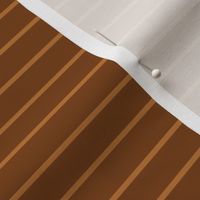 Sepia Pin Stripe Pattern Horizontal in Copper