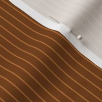 Small Sepia Pin Stripe Pattern Vertical in Copper