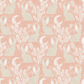 Jackalope - 9" medium - blush