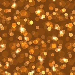 Sparkly Bokeh Pattern - Sepia Color