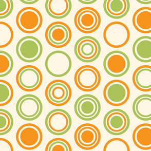 Circles: Orange & Green