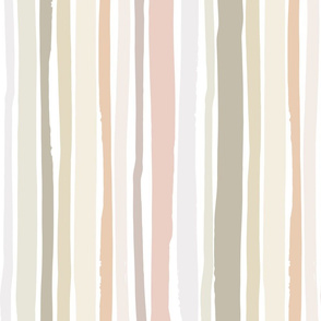 modern neutrals rough stripes - stripes fabric - japandi wallpaper