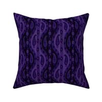 indigo and violet wavy stripes