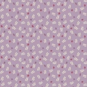 Lavender Handpicked Ditsy Floral Print